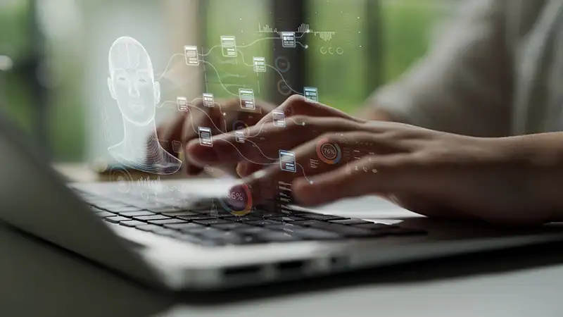 AI and technology infrastructure illustration